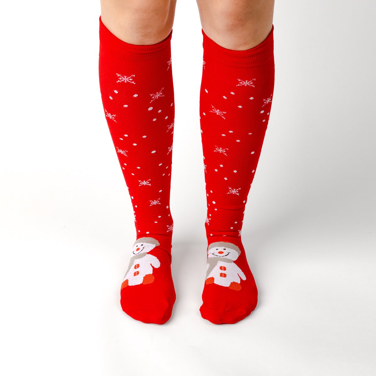 Frosty Snowman Compression Socks - TheraWear