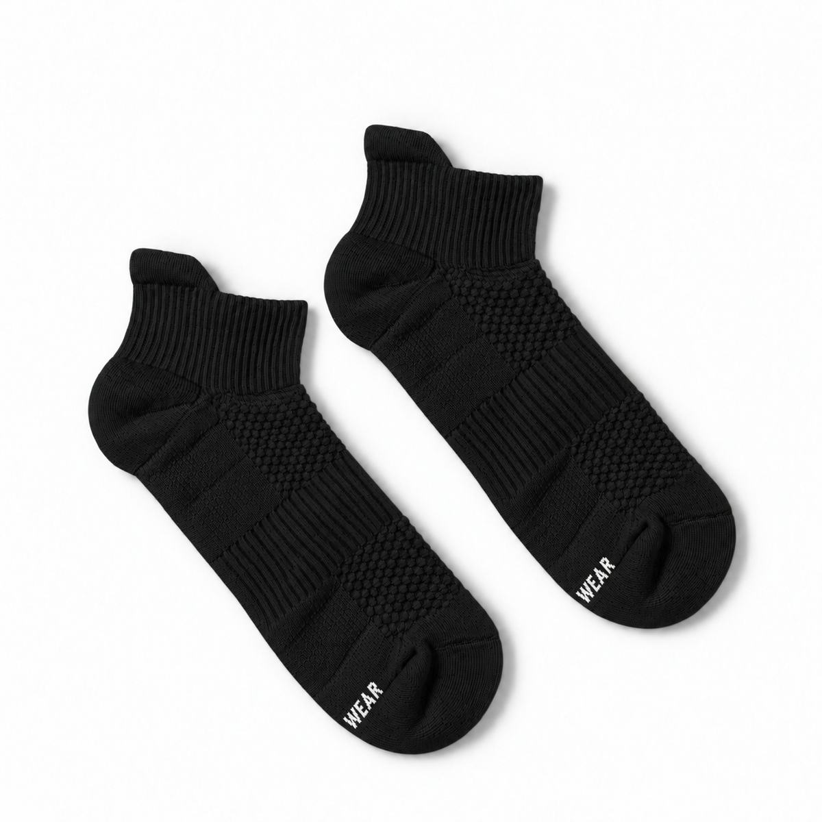 Bamboo Ankle Compression Socks - Black