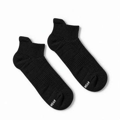 Bamboo Ankle Compression Socks - Black