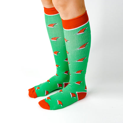 Santa Hats Compression Socks