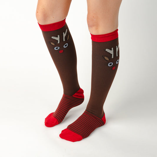 Reindeers Compression Socks