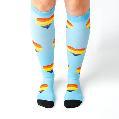 Happy Hearts Compression Socks - TheraWear